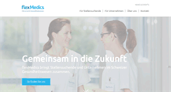 Desktop Screenshot of flexmedics.ch